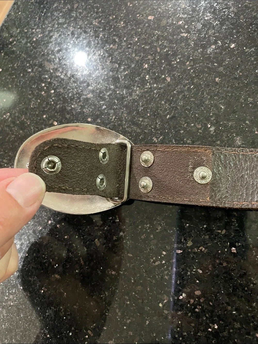 Vintage Wrangler Kids Belt Western Leather Buckle Handcrafted Mexico Concho